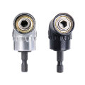 BINOAX 105 Degrees 1/4" Electric Hex Drill Bit Adjustable Hex Bit Angle Driver Screwdriver Socket Holder Adaptor tools