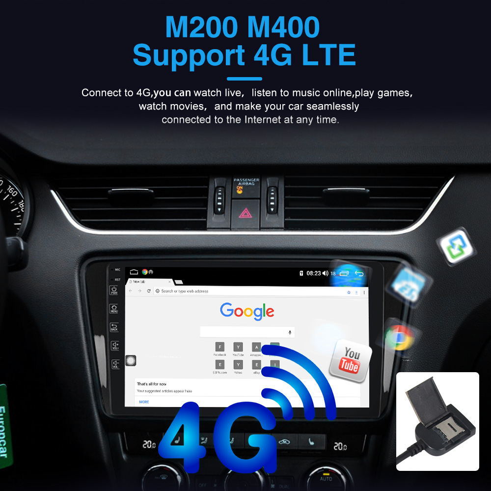 Navifly 4G LTE Android Car GPS Navigation radio For SsangYong Kyron Actyon 2005-2013 IPS DSP Multimedia carplay WIFI Voice