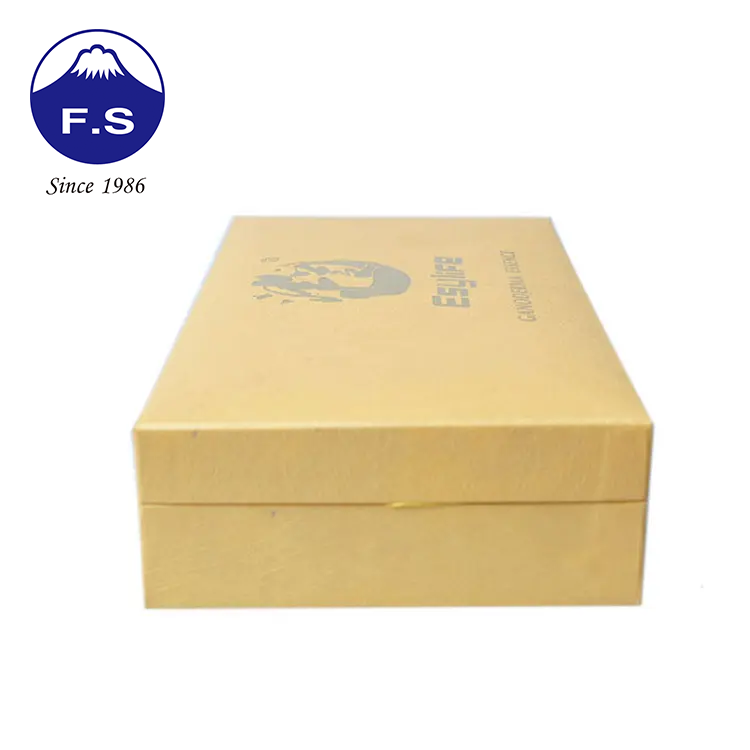 Cardboard Golden Decorative Gift Box For Jewelry