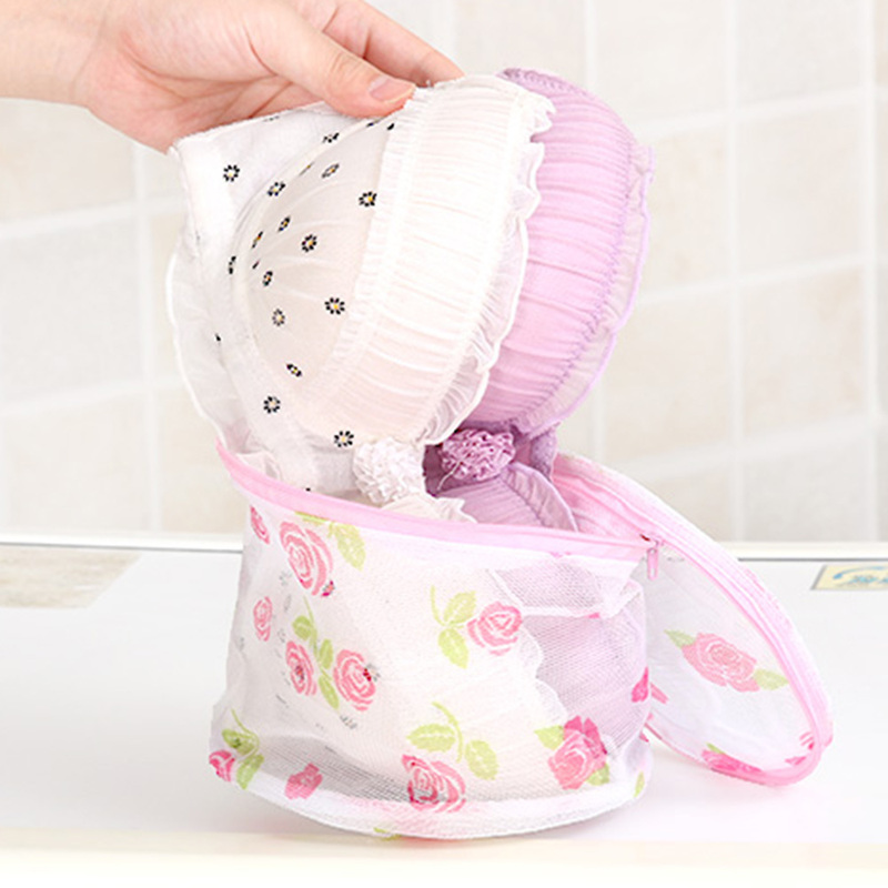 Laundry Bags Women Hosiery Bra Washing Lingerie Wash Foldable Protecting Mesh Bag Aid Laundry Save