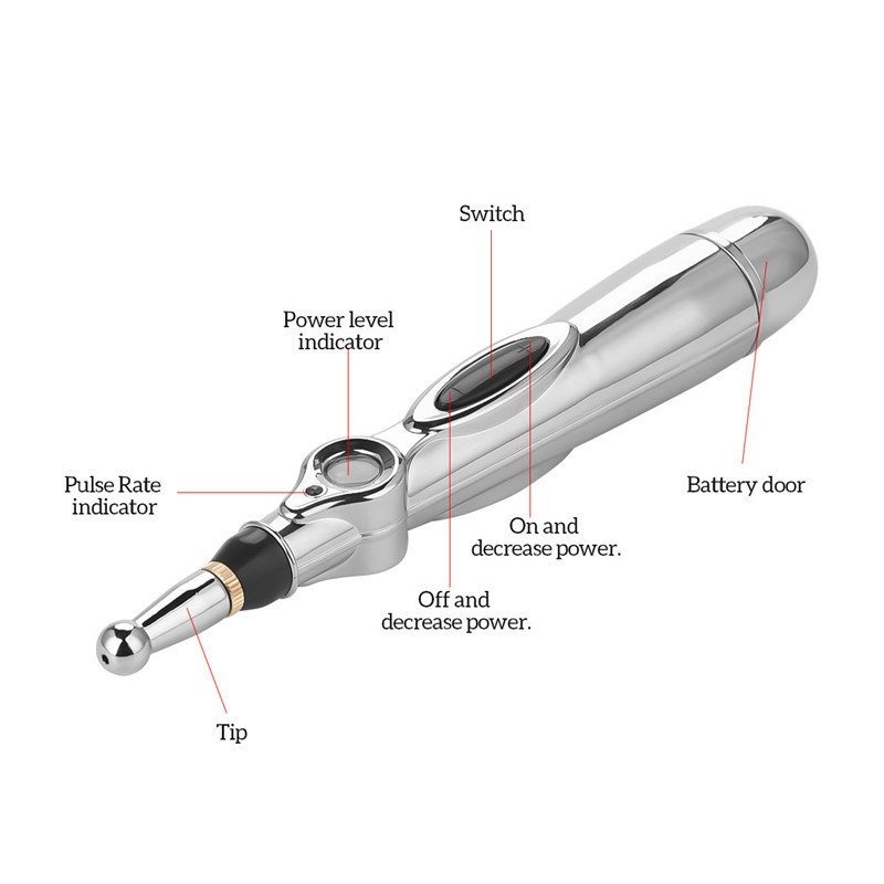 Electronic Acupuncture Pen Meridians Laser Acupuncture Machine Magnet Massager SM Stimulator Handheld Acupoint Massage Stick 0