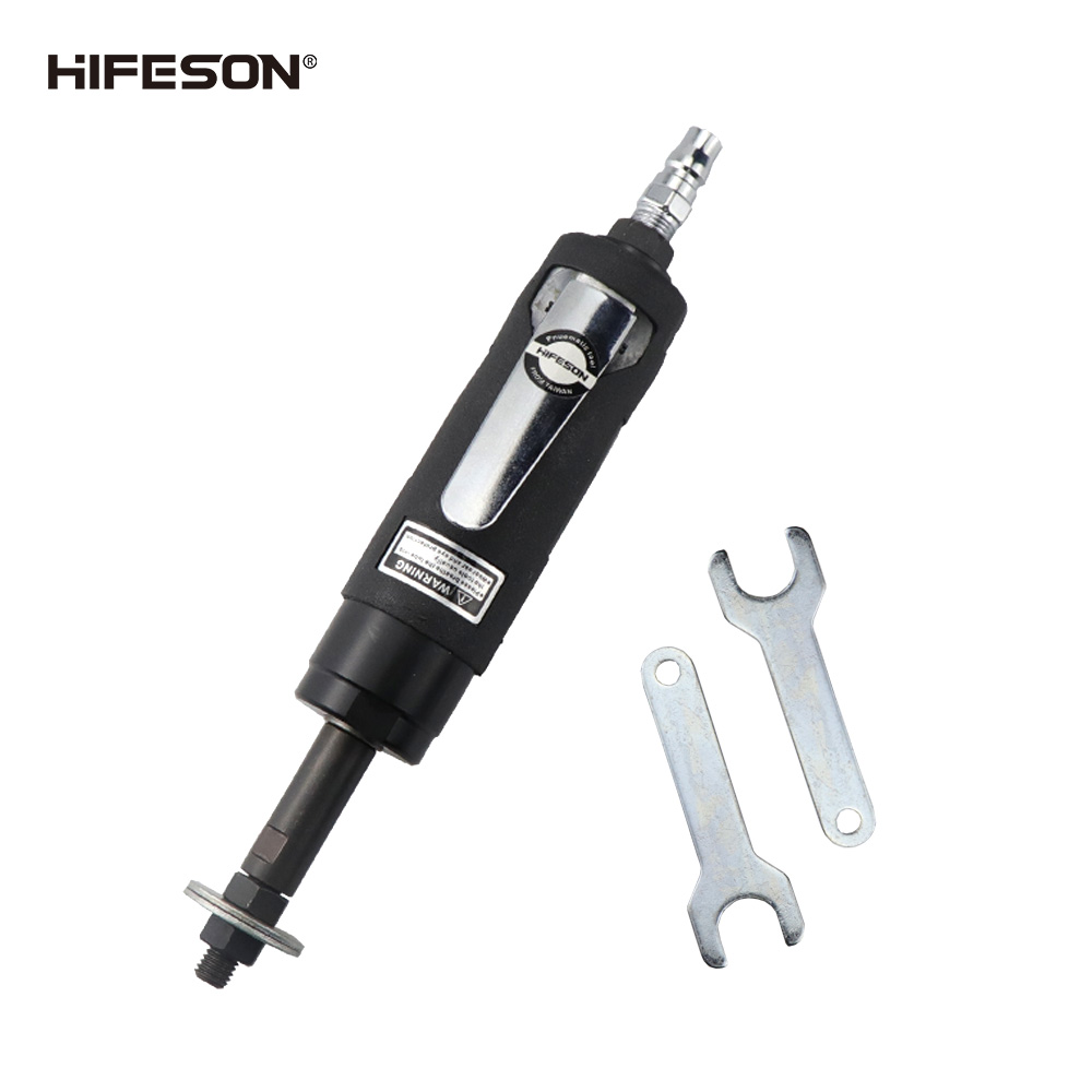 HIFESON Powerful 941 Pneumatic Straight Sand Machine Trimming Deburring Metal Rust Removal Speed Regulation Octagonal Sander