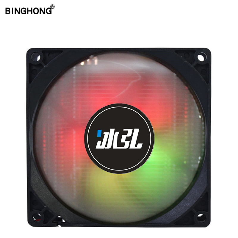 BING HONG 90mm4Pin PWM Fan 90mm Computer Case Fan Silent 9CM CPU Cooling Fan Quiet PC Cooler Fan RGB Fan DC 12V Adjust Fan Speed