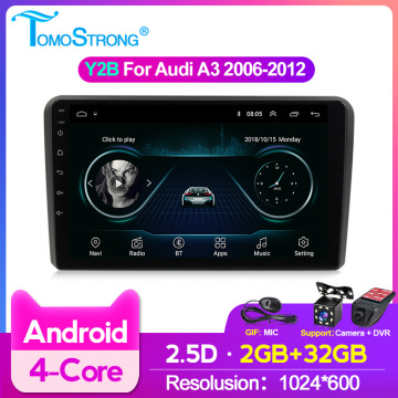 CAR- Radio 2.5D+IPS Screen GPS Navigation For Audi A3 8P 2003 - 2012 Canbus Multimedia Video Player Android 10.0 Carplayer wifi