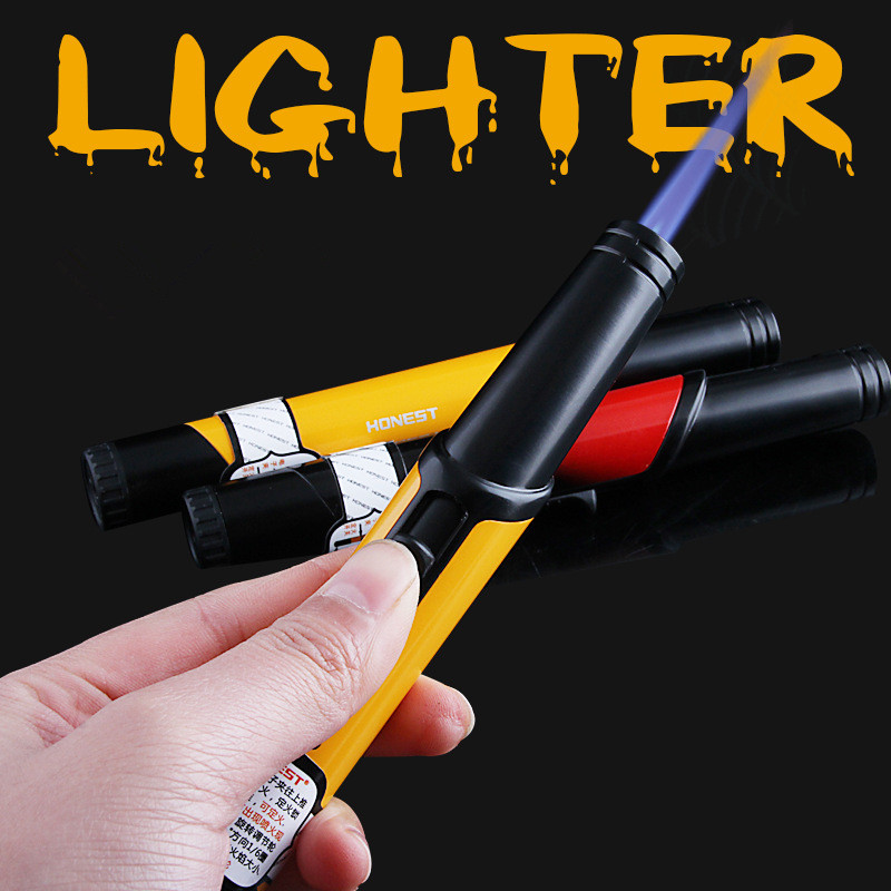 Hot Compact Jet Butane Lighter Metal Pen Torch Turbo 1300 C Fire Windproof Lighter Cigarette Accessories