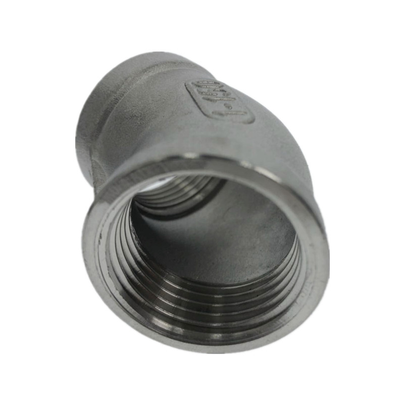 High Quality 45 degree Elbow 1/4-2" Female Fitting 304 Stainless Steel Pipe Biodiesel Degree ZG NEW