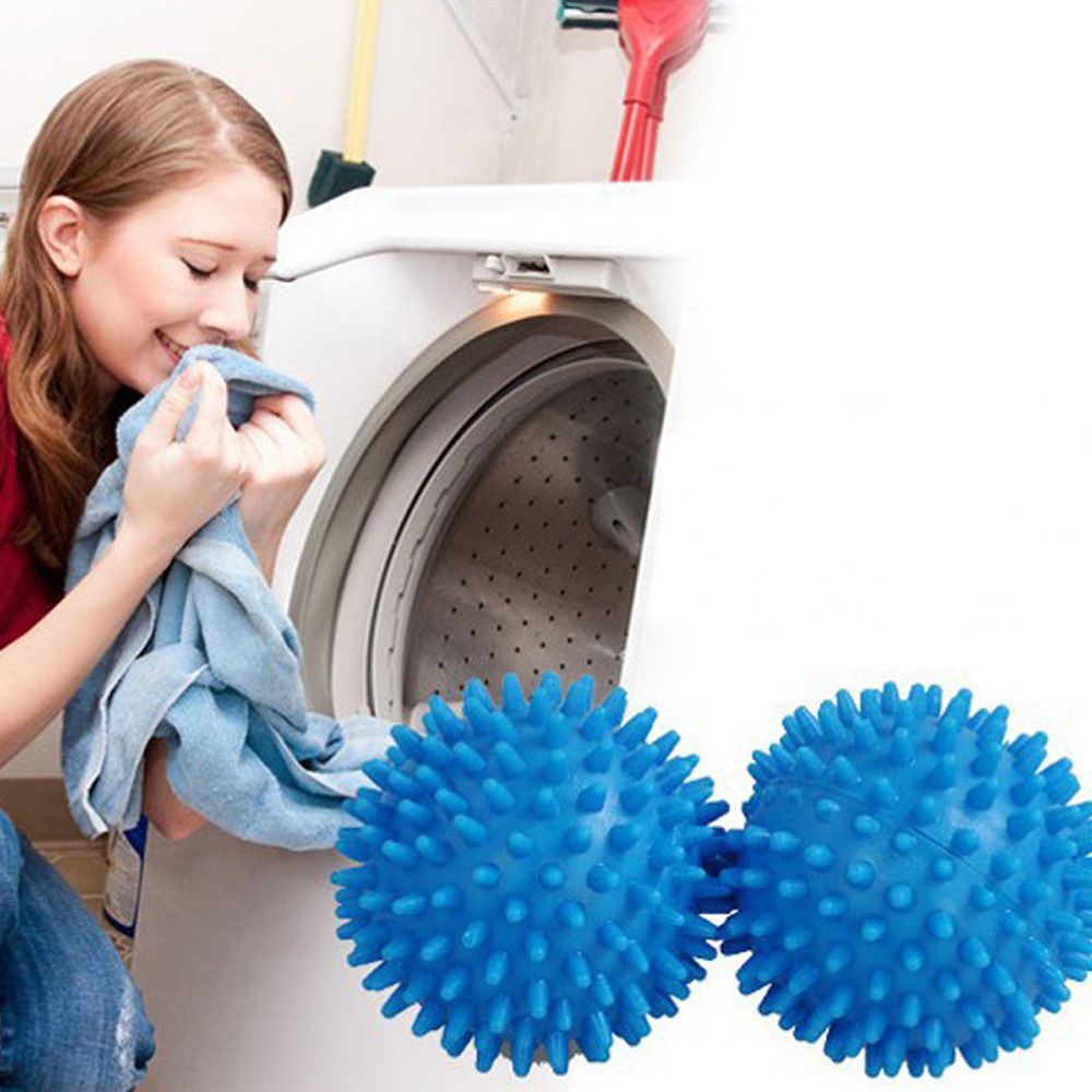 2pcs Reusable Laundry Balls Washing Machine Washing Drying Fabric Softener Ball Dry Laundry Accessories Plastic Cleaning Tools