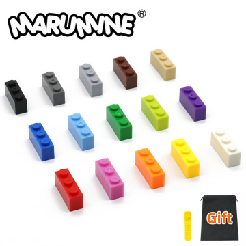 MARUMINE Bricks 150PCS/Lot 1x3 Classic Educational Toys For Children MOC City Base Building Blocks Compatible Whit Other Brand