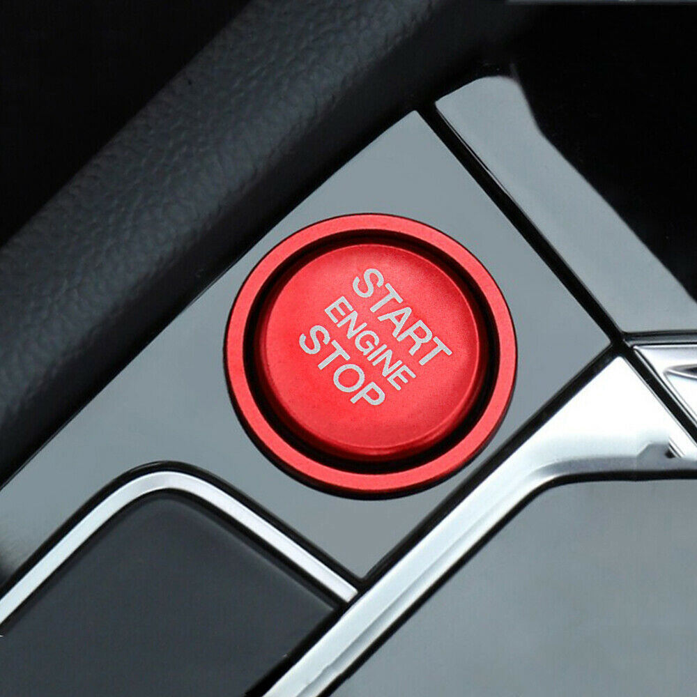 2PCS Engine Start Stop Push Switch Button Cover Ring Trim For VW Golf 7 MK7 Jetta One-button Starter Ring The Public