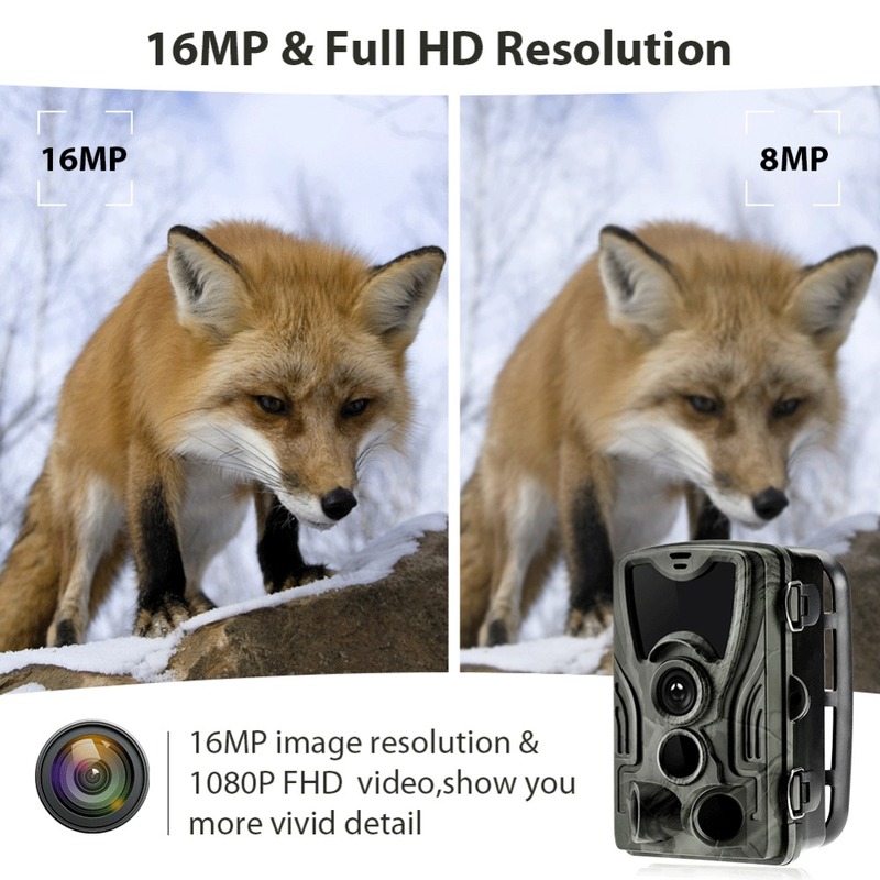 HC801A HC801G HC801M Hunting Trail Camera 1080p Ip65 Cameras Infrared Night Version 0.3s Trigger Wildlife Surveillance Camera