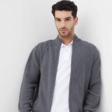 Mens Classic Fashion Waffle Long Sleeve Sweater Top