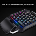 Cool 35 Keys Gaming Keypad Anti-Skid Wired With LED Backlight One-Handed Membrane Keyboard For LOL/PUBG/CF Keyboard Portable