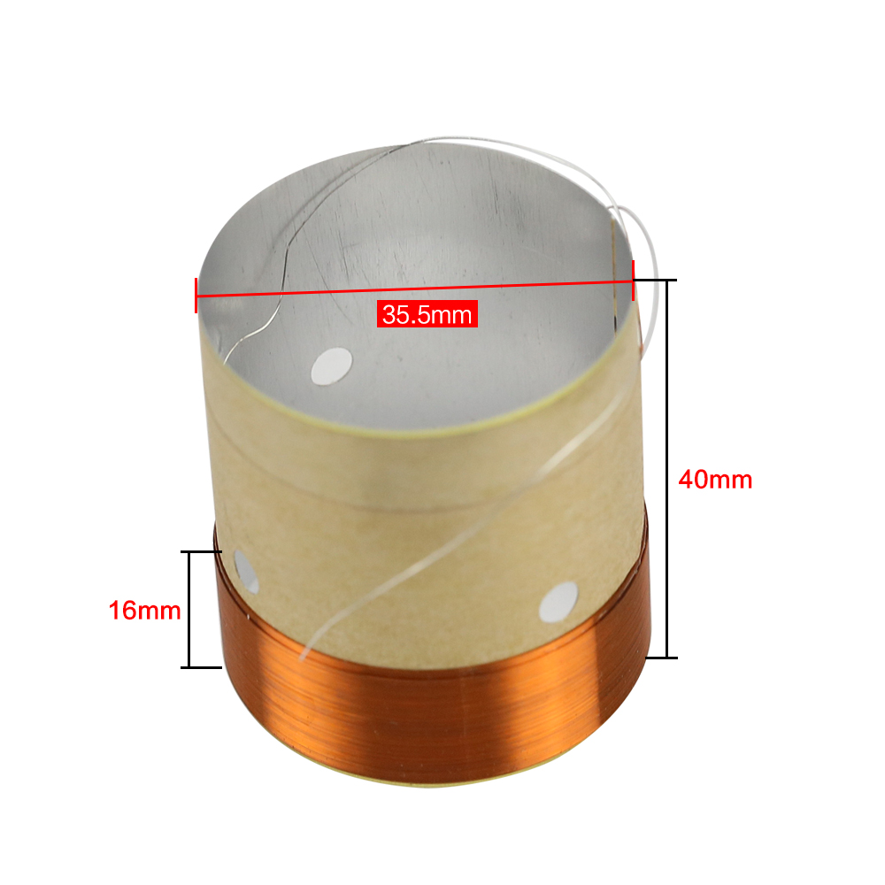 GHXAMP Speaker BASS Voice Coil 4inch 6.5 INCH 10 INCH 18 Inch Subwoofer Speaker Repair 8OHM White Aluminum Sound Air Outlet 2PCS