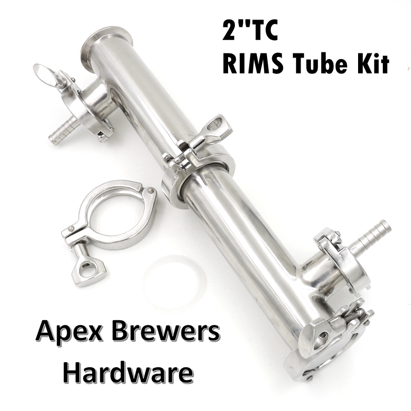 2"TC RIMS Tube Assembly, RIMS Tubes, Electric brewing Hardware, Homebrew Equipment