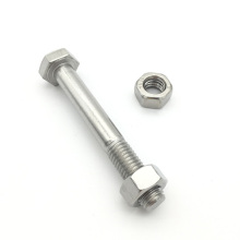 GH 4169 stainless steel full thread hex bolt