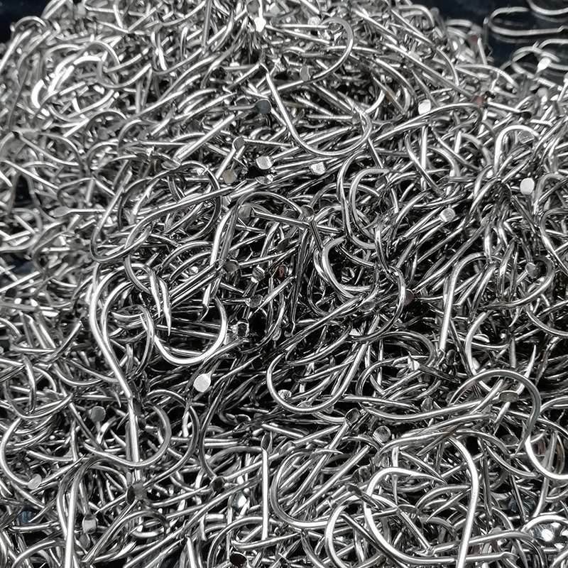 2000pcs/lot Fishhooks Whole By Bulk Flat jig Head Fish Barbed Hook Grass Carp Offshore Angling Pesca peche fishing tackles anzol