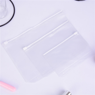 Transparent PVC Loose-Leaf Pouch With Self-Styled Zipper A5/A6/A7 File Holder Standard Filing Product