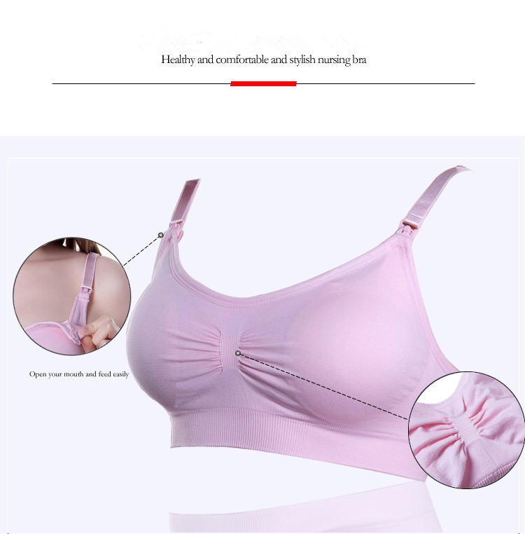 Adjustable Maternity Nursing Bra Pregnant Women Comfortable Sleeping Bras Pregnancy Breastfeeding Underwear Wire Free Breast Pad