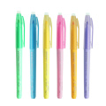 Xiamei 6pcs Erasable Marker Pen Oblique Bible Markers Student Highlighter Pen Color Markers Free Shipping