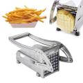 Home Hand Potato Fries Machine Stainless Steel Press French Fries Making Tool Potato Chips Cutter Kitchen Gadgets Fruit Slicer