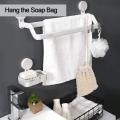 1PC Exfoliating Soap Bag Massage Handbag Bathing Horny Anti-Slip Sleeve Natural Cotton and Linen Bathroom Products Foamed Net