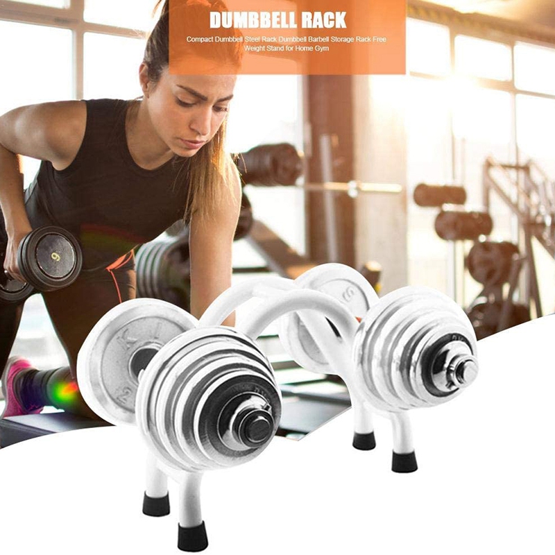 Dumbbell Rack Compact Dumbbell Storage Rack Dumbbells Free Weight Stand for Household Office Gym