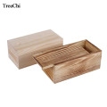 Receive Box of Woodiness Tabletop Square Multifunction Draws To Take A Lid To Bake Tung Wood To Store Content Box Storage Box