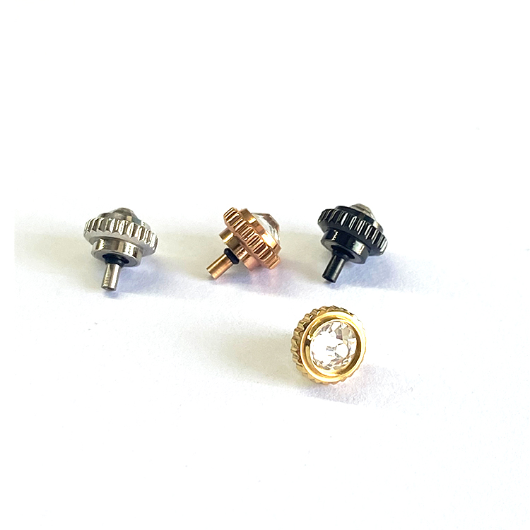 stainless steel watch crown