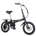 New Men's and Women's Folding Bike 20/16-Inch Variable Speed Shock Absorption Adult Student Children Portable Riding Bike