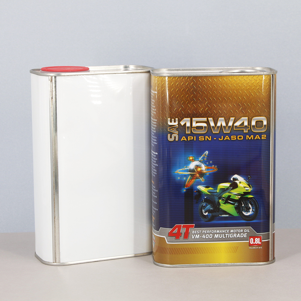 1L Rectangular Metal Tin Container Oil Tin Can