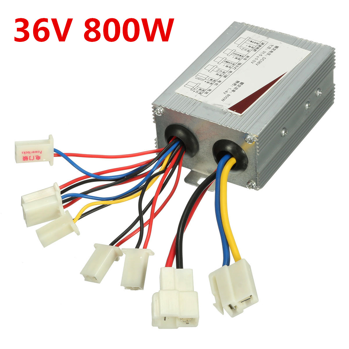 36V 800W DC Brush Motor Speed Controller for Electric Scooter Bicycle E-bike Motorcycle Accessories Parts