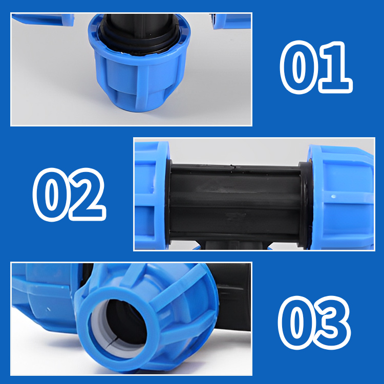 Hdpe Reducing Tee Quick Connect