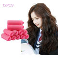 New Arrives Brand New 12pcs Soft Foam Anion Bendy Hair Tool Hair Rollers Curlers Cling DIY Hair Curlers Hot Hair Styling Tools