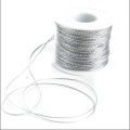 Factory price supply silver metallic elastic cord