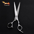 KUMIHO professional hairdressing scissors 440c 6.5inch hair scutting scissors 7inch hair shear with offset handle free shipping