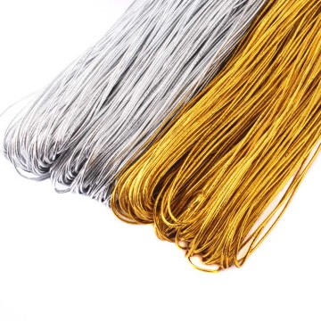 60m Long 1mm Metallic Thread String Jewelry Craft Cord Card Braid Multi-purpose