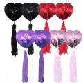 YouGa Sequin Nipple Covers Invisible Heart Pasties Bra