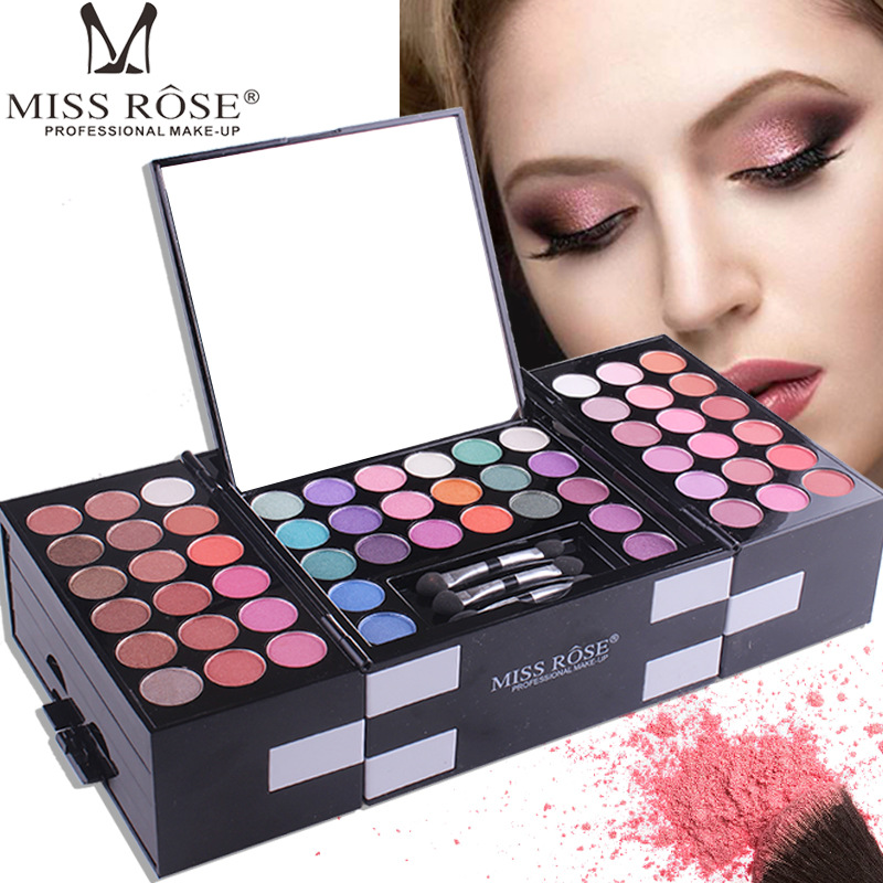 142 Colors Makeup Set Matte Glitter Eyeshadow Pallete Professional Blush Eyebrow Powder With Brush Makeup Kit Cosmetics Gift