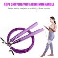 Aluminum Speed Jump Rope Professional Skipping Rope For MMA Boxing Fitness Skip Workout Training With Carrying Bag Spare Cable