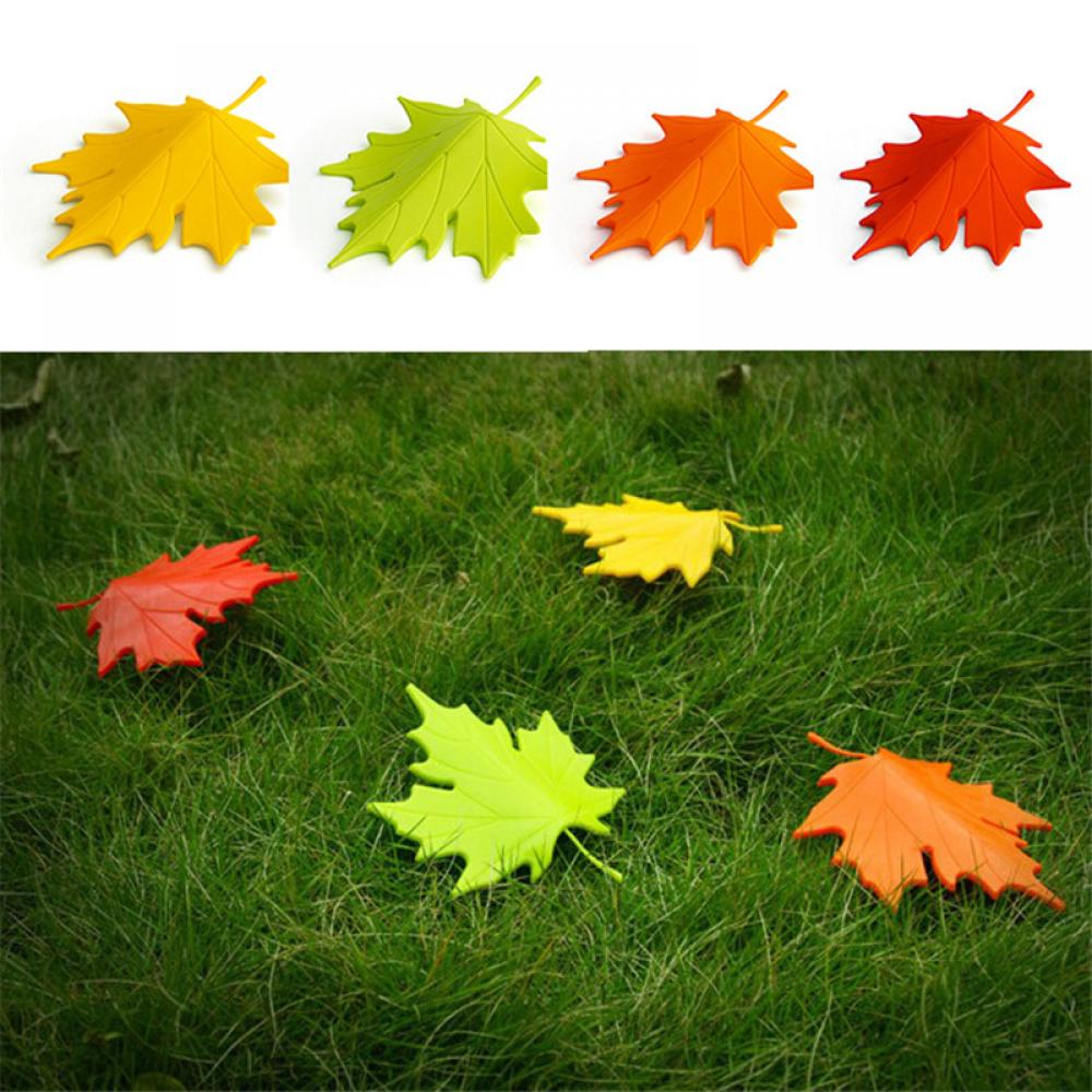 Useful Maple Leaf Style Home Decor Finger Safety Door Stop Stopper Doorstop Fine Beautiful