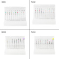 6 Type Nail Drill Set Mix Diamond Corundum Silicone Burr Milling Cutter For Manicure Pedicure Ball Files Gel Remove Tools