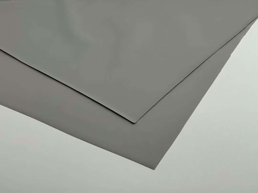 Durable Embossed Gray Soft PVC Sheet