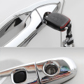 Chrome Car Door Handle Cover for VW Sharan Scirocco 1995~2010 1996 2000 2005 2008 2009 for Volkswagen Trim Set Accessories