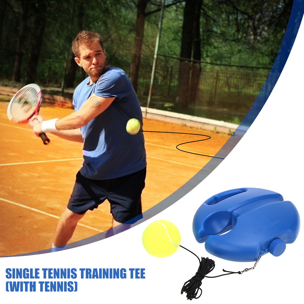 Tennis Practice Trainer Single Self-study Tennis Training Tool Exercise Rebound Ball Baseboard Sparring Device Tennis Accessorie