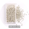 27 Design Silver Color Czech Spacer Seedbead Crystal Glass Delica Beads For DIY Wedding Dress Craft Garments Accessories