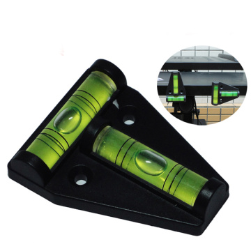 1 Piece T Type Spirit Level Measurement Instrument Triangular Plastic Level Indicator T-type Spirit Level Bubble Shell New