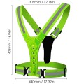 Reflective Safety Clothing réflective Vest Motorcycle Strap Elastic Webbing Night Running Riding Reflective Clothes Vest Unisex