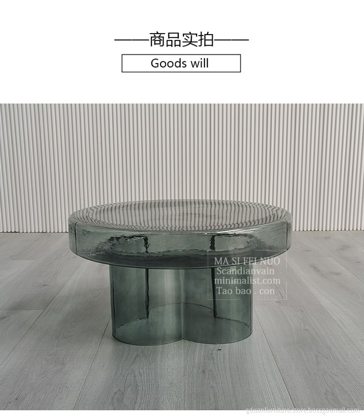 Modern Style SIDE TABLE glass table