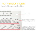 High Precision Metric T-type Woodwork Scribbling Marking Stainless Line Gauge Carpenter Measuring Tool with Mechanical Pencil