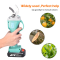 Electric Pruning Shear Cordless Trimmer Lithium Battery Pruner Fruit Tree Bonsai Branch Cutter Scissor Garden Power Tool